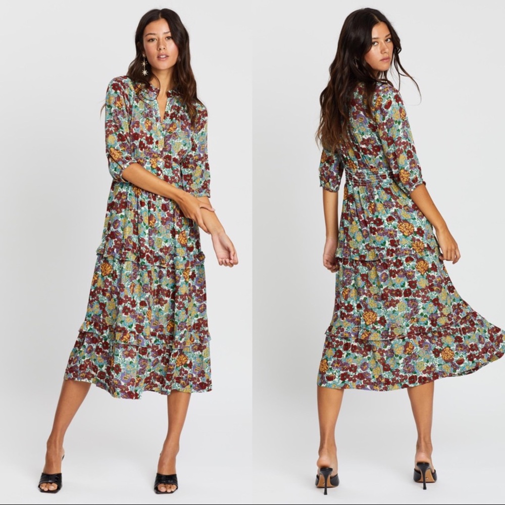 ba&sh PANDA dress in Miel